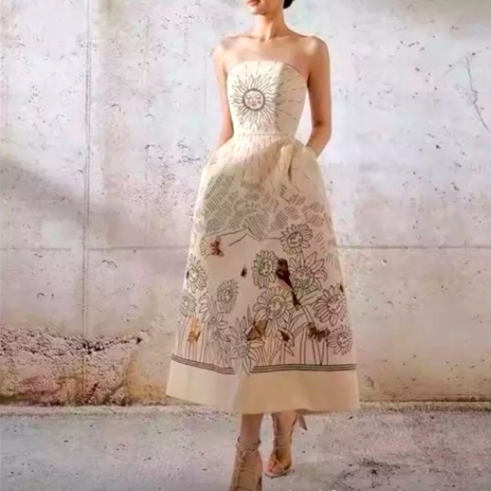 NWT Solairè Strapless Bridesmaid Gown 💖